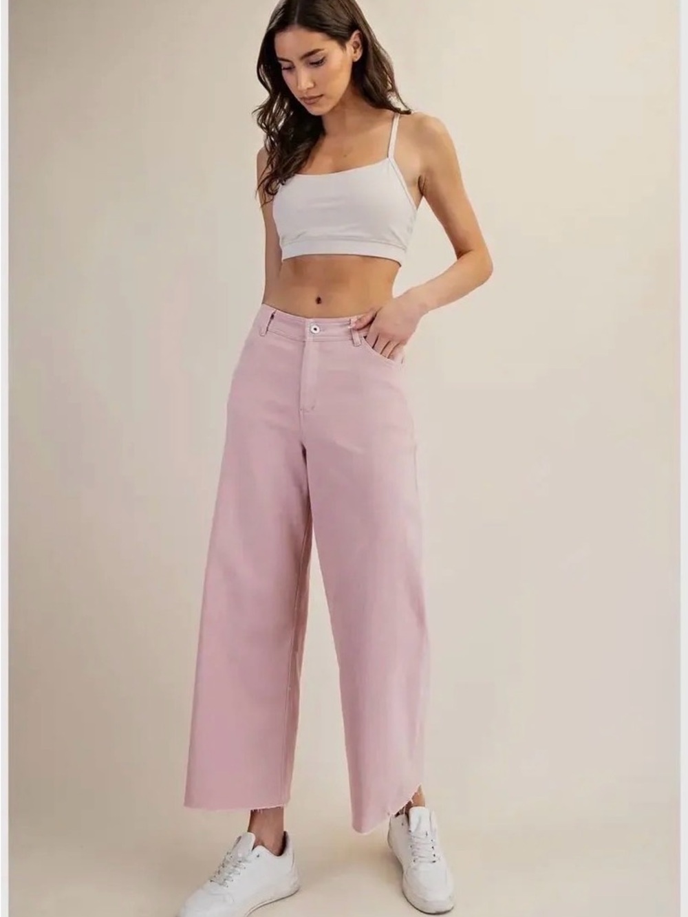 Pink Twill Pants